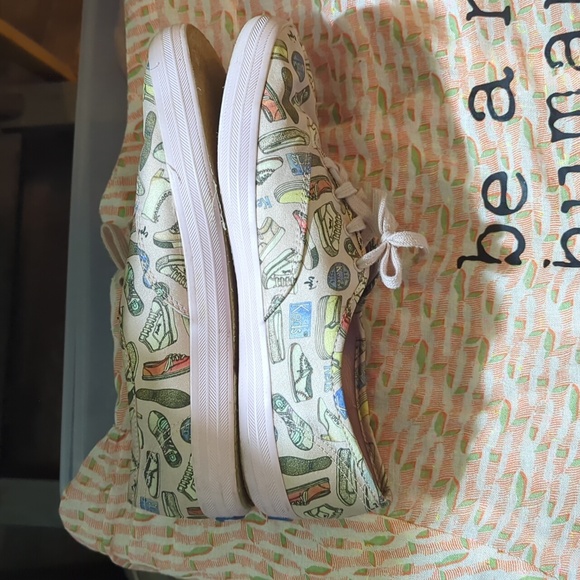 🍀Super EUC ❤️ KEDS x CJW: Specialty/Ltd Ed.👟LILAC🪻SILK🪻 SHOE🪻PRINT👟 sz 9🍀 - Picture 9 of 13